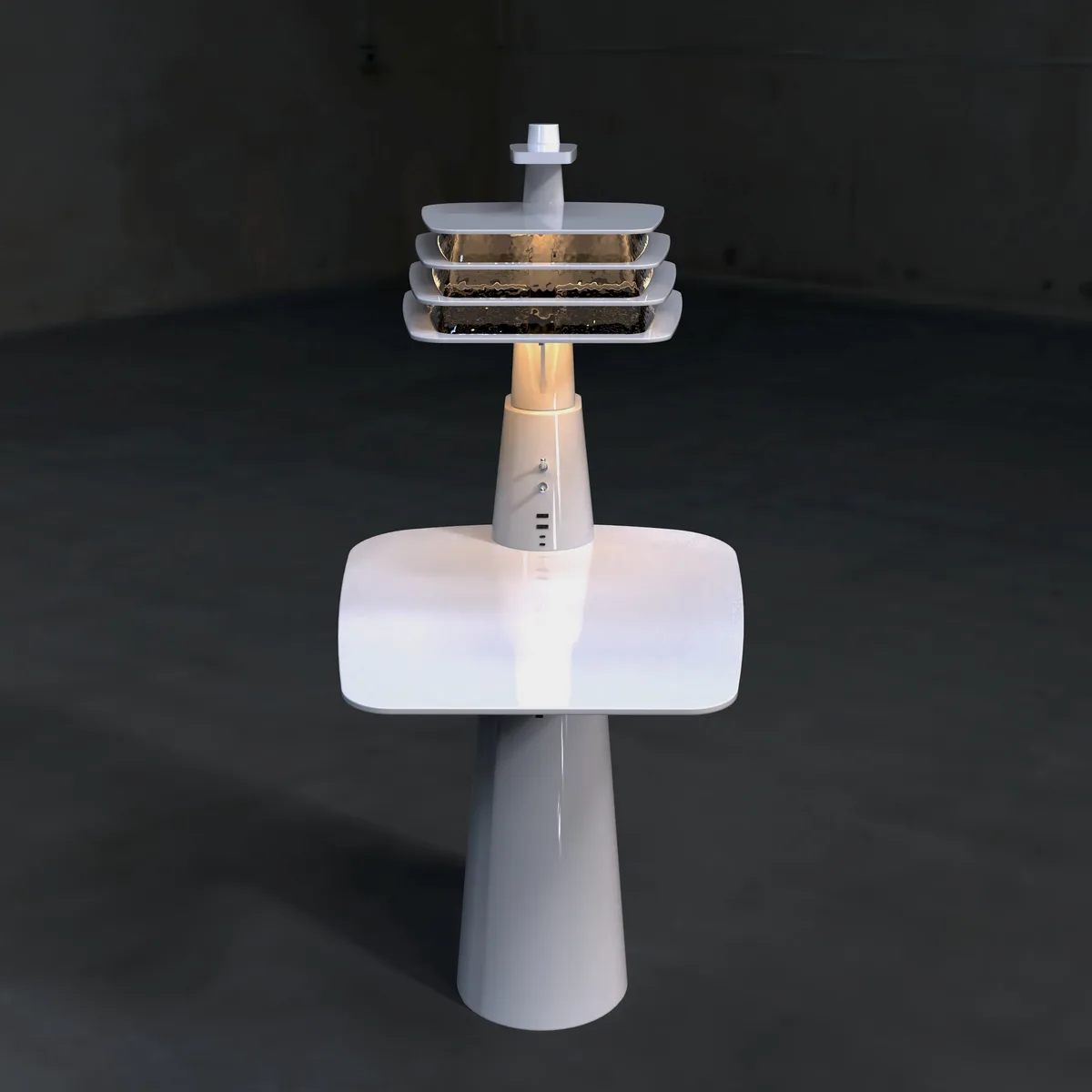 Vayuvega Night Stand - Luxury handcrafted furniture by The House Of Esthete